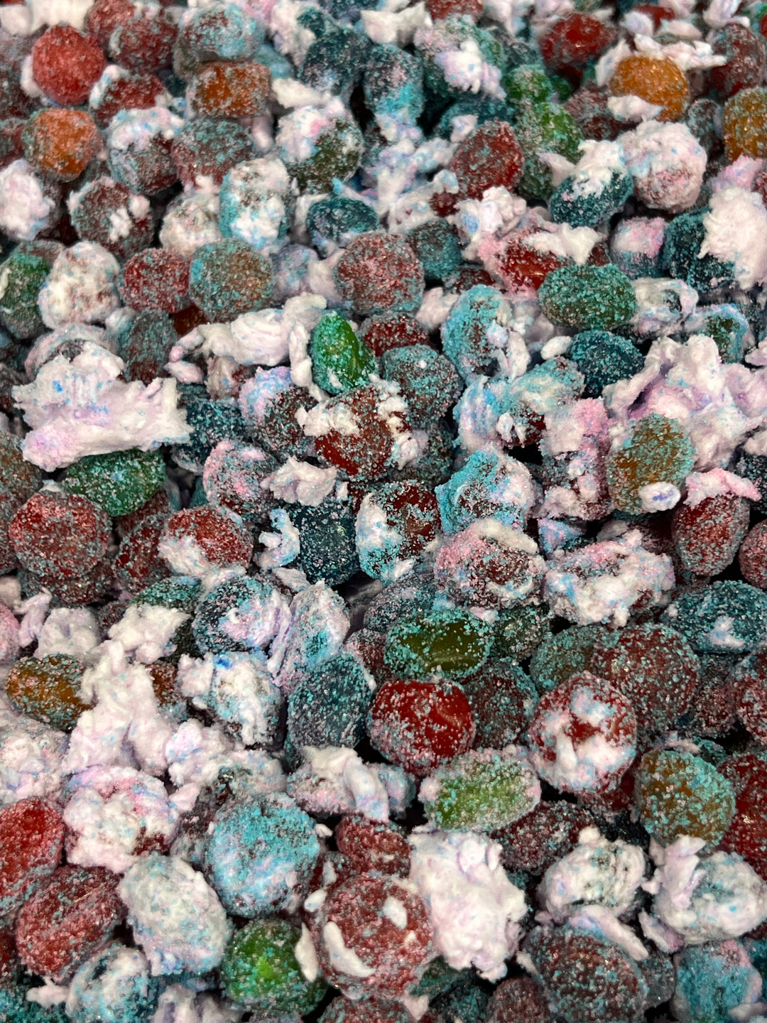 Tiktok gushers with cotton candy (longer processing time)