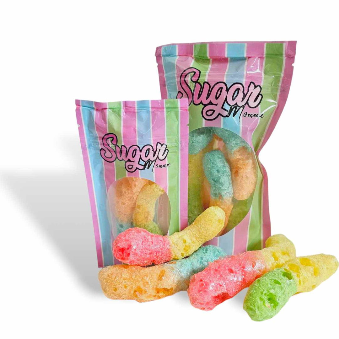 Sour Wormys (freeze dried sour Worms)