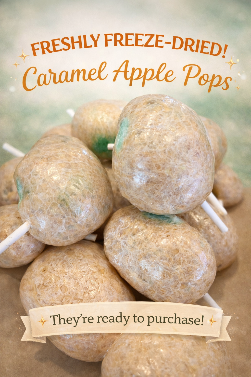 Caramel Apple Fluffers (made with Carmel Applezzz Lollipops)