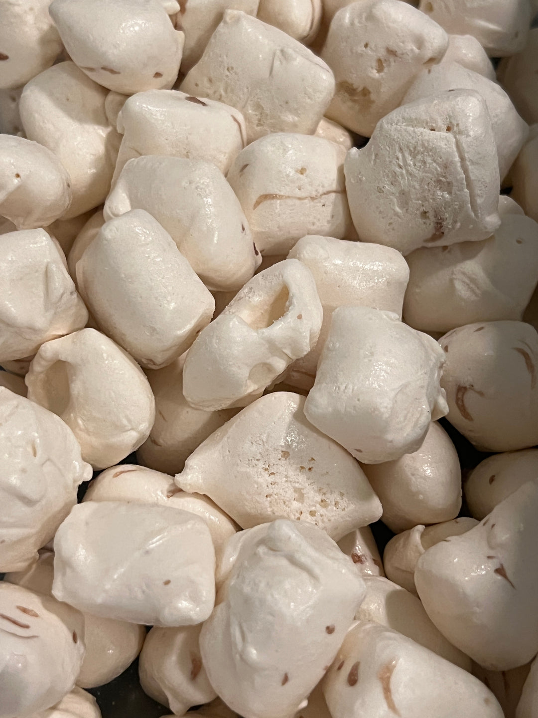 Chocolate chip freeze dried taffy