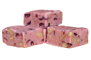 Cranberry walnut fudge